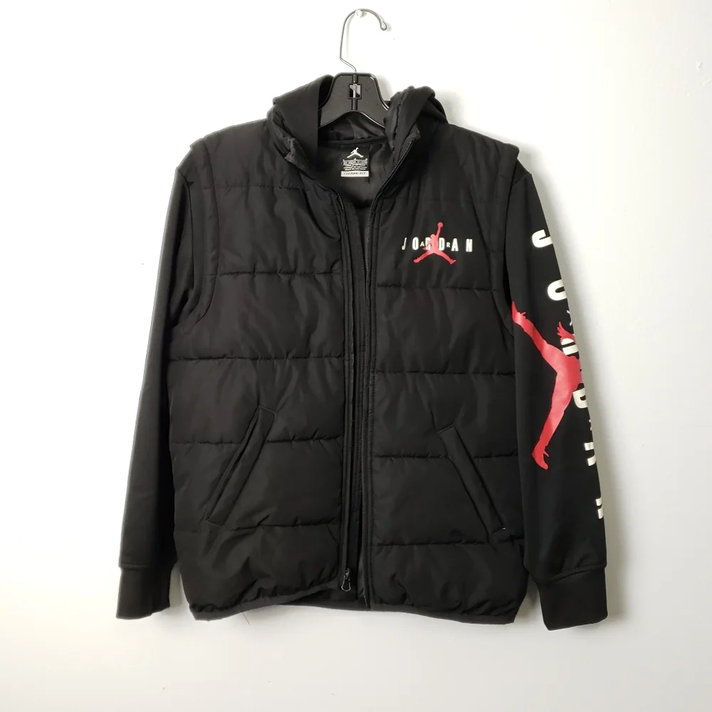 Air Jordan puffer jacket kids sz L(12-13years) - Picture 2 of 5